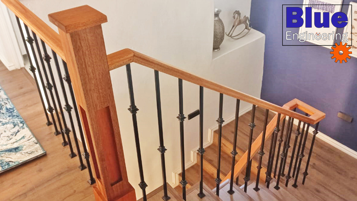 Balustrades with the strength of steel and the warmth of wood