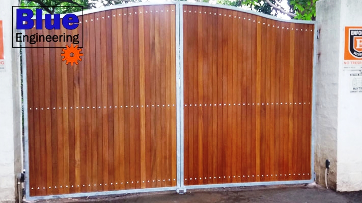 Wood and Steel Driveway Gates, Wrought Iron Gates and fencing