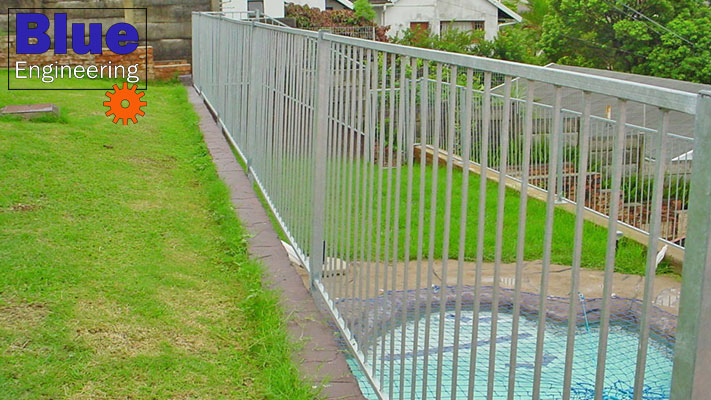 Steel Balustrrades with Wooden Handrail, Galvanised Steel Balustrades. Balustrades, Gauteng, Johannesburg, Midrand, Pretoria, KwaZulu Natal, Durban, Ballito, South Africa