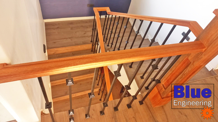 Bespoke Wrought Iron and Wood Balustrades in Durban