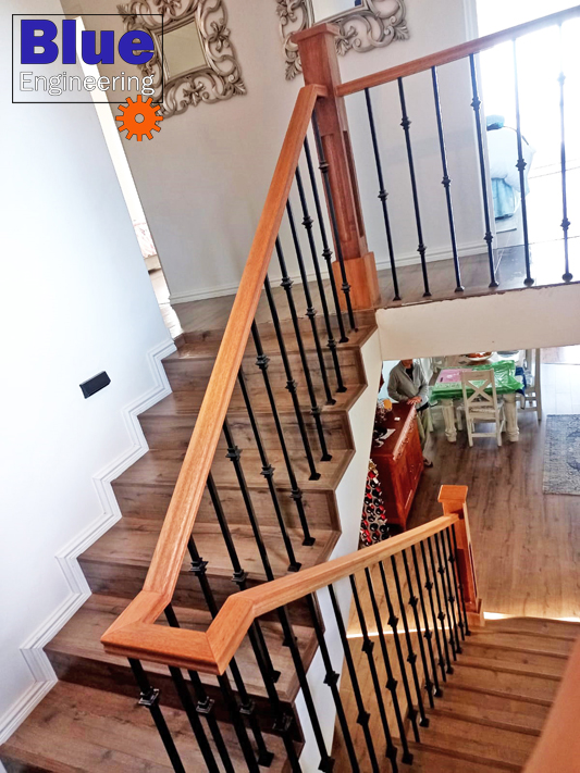 Wrought Iron and Wood Balustrades. Balustrades, Gauteng, Johannesburg, Midrand, Pretoria, KwaZulu Natal, Durban, Ballito, South Africa