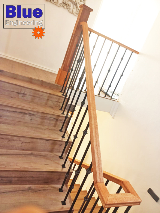 Wrought Iron and Wood Balustrades. Balustrades, Gauteng, Johannesburg, Midrand, Pretoria, KwaZulu Natal, Durban, Ballito, South Africa