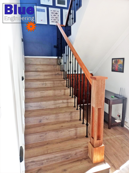 Wood and Steel Balustrades and Handrails in Durban