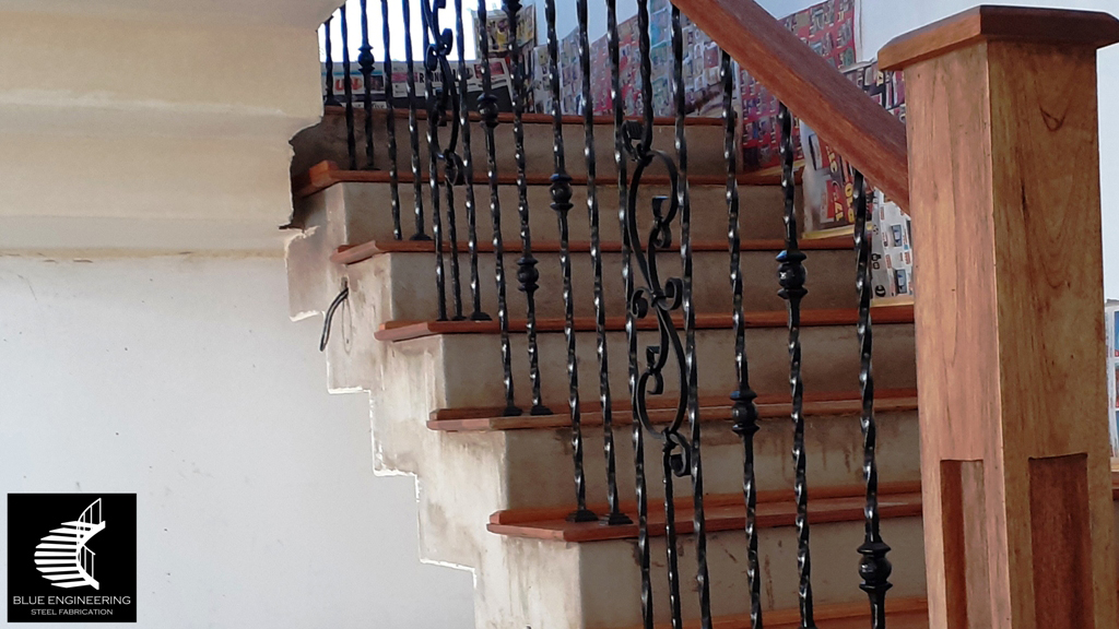 Wrought Iron and Wood Balustrades. Balustrades, Gauteng, Johannesburg, Midrand, Pretoria, KwaZulu Natal, Durban, Ballito, South Africa