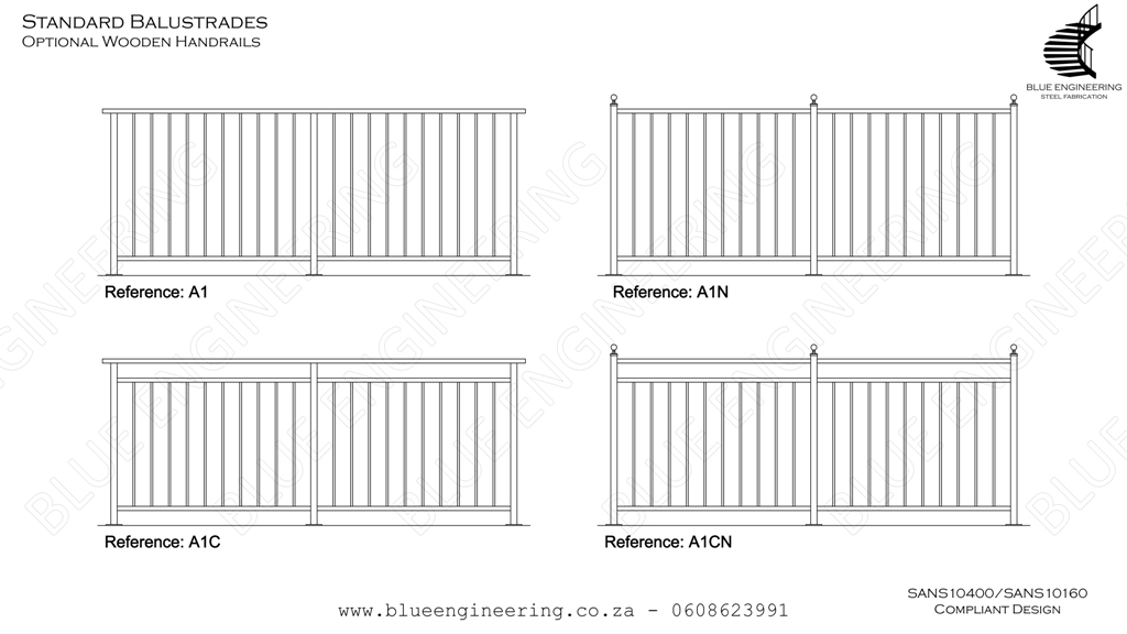 Standard Modular Balustrades. Balustrades, Gauteng, Johannesburg, Midrand, Pretoria, KwaZulu Natal, Durban, Ballito, South Africa