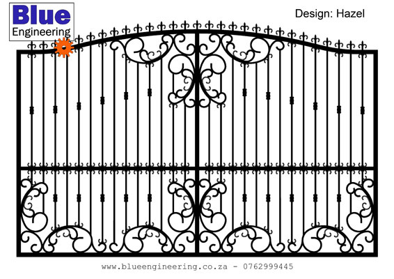 Ornamental Wrought Iron Driveway Gates in Durban