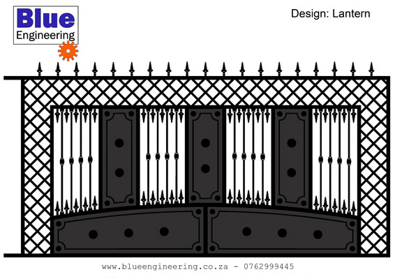 Ornamental Wrought Iron Driveway Gates in Durban