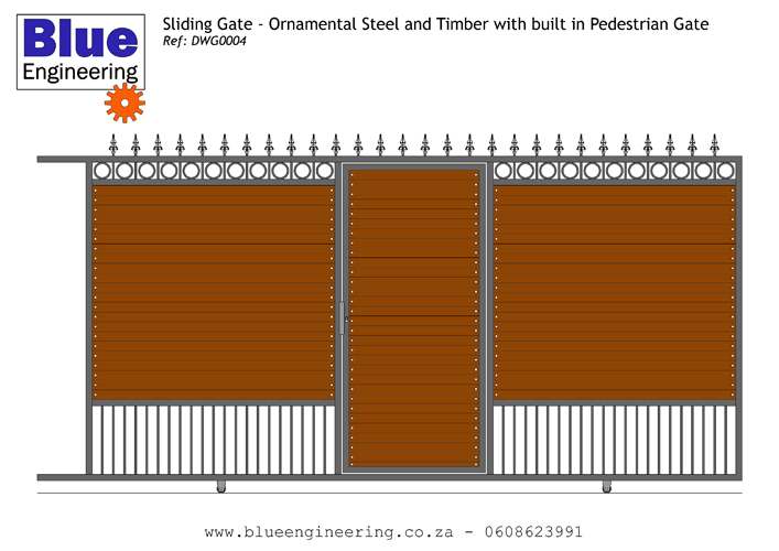 Ornamental Wrought Iron Gates and Wooden Gates in Durban