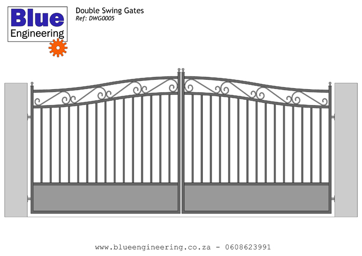 Decorative Wrought Iron Gates in Durban