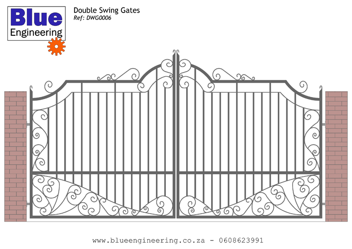 Decorative Wrought Iron Gates in Durban