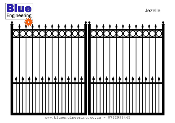 Classic Wrought Iron Driveway Gates in Durban