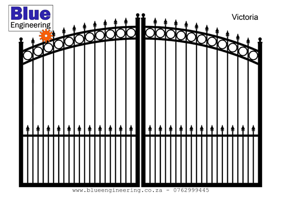 Classic Wrought Iron Driveway Gates in Durban