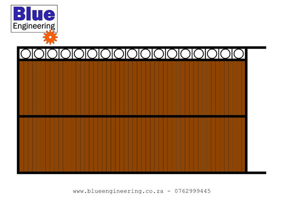 Modern Driveway Gates and Wrought Iron with Wood Driveway Gates. Gauteng, Pretoria, Johannesburg, KwaZulu Natal, Durban, South Africa