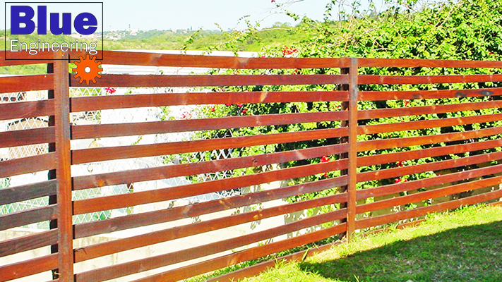 Wooden Slat Fencing in Durban