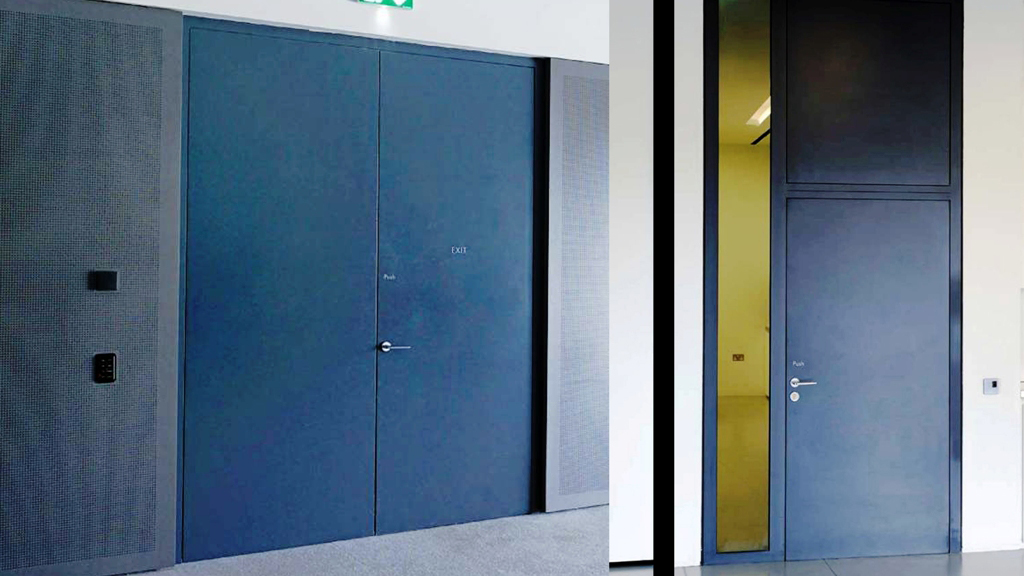 Fully Clad Insulated Steel Fire Protection Doors. Fire Resistant Doors, Fire Rated Doors, Fire Doors, Fire Proof Doors and Fire Certified Doors.  KwaZulu Natal, Durban, Ballito, Hillcrest, Amanzimtoti, Pinetown, Gauteng, Johannesburg, Pretoria, Midrand, South Africa 