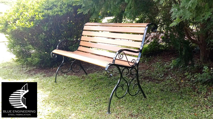 Wrought Iron Garden Bench