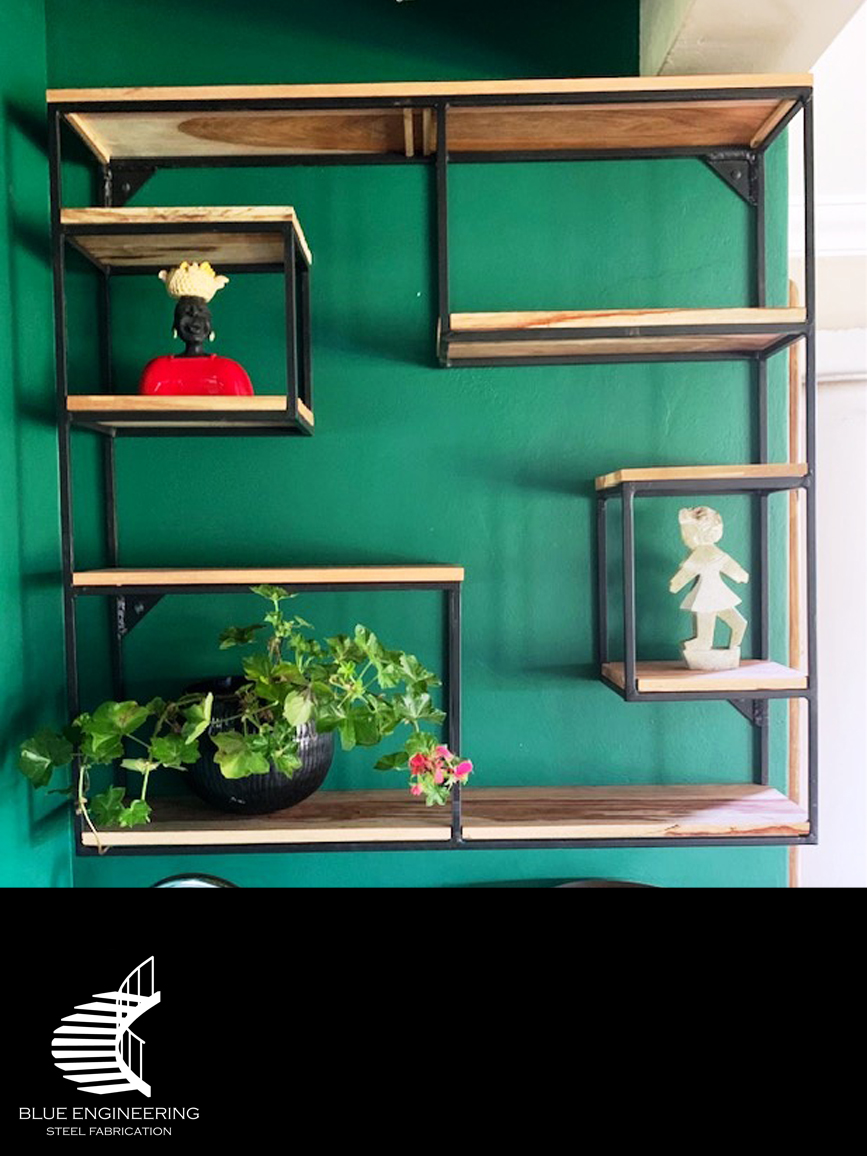 Steel and Wood Shelves
