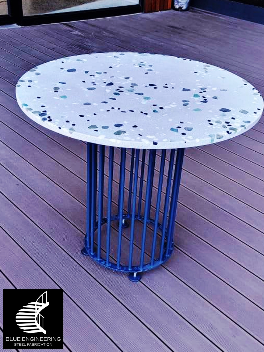 Resturant Furniture - Round Table with composit Stone Top