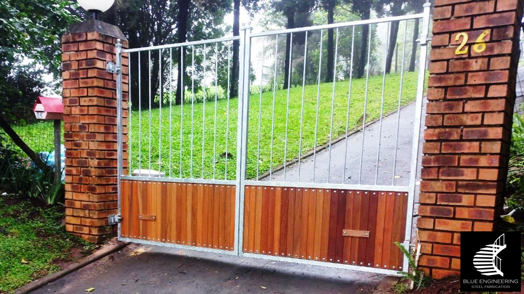 Double Swing Wooden Gates