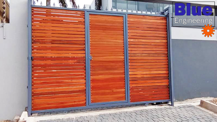Wooden Driveway Gates in Durban