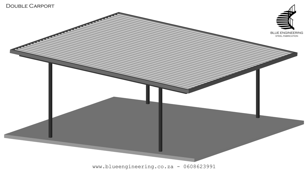 Light steel frame carport design durban