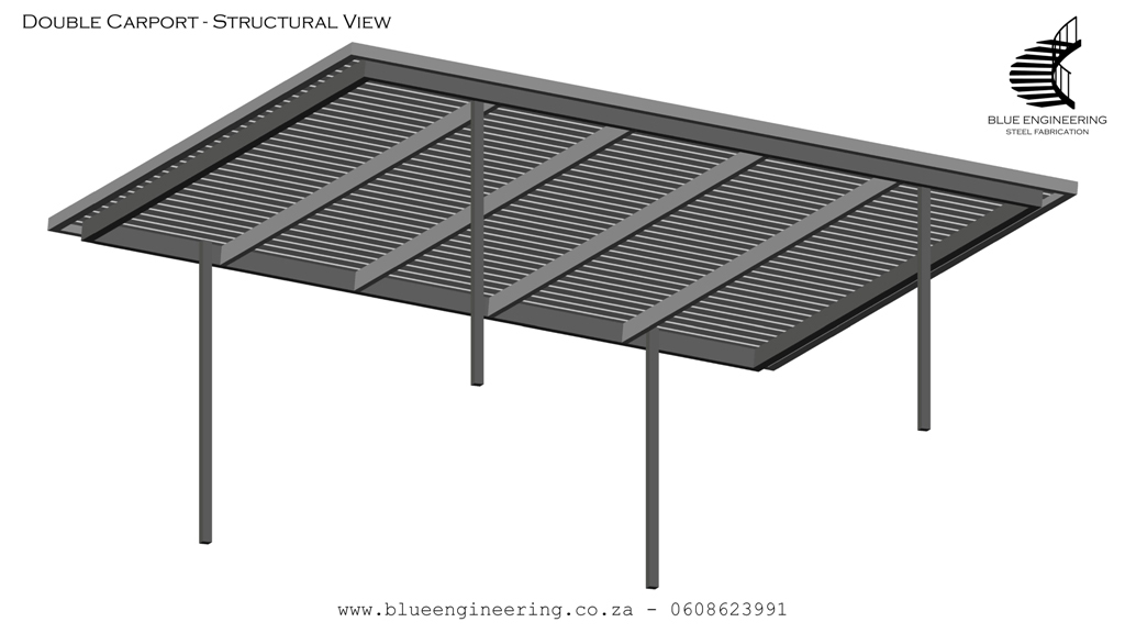 Light steel frame carport design durban