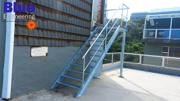 Steel Fire Escape Stair Case Durban