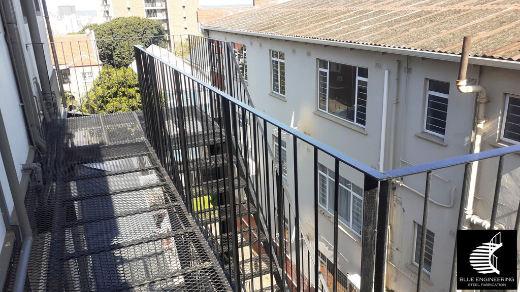 Multi Story Steel Fire Escape Staircase in Durban