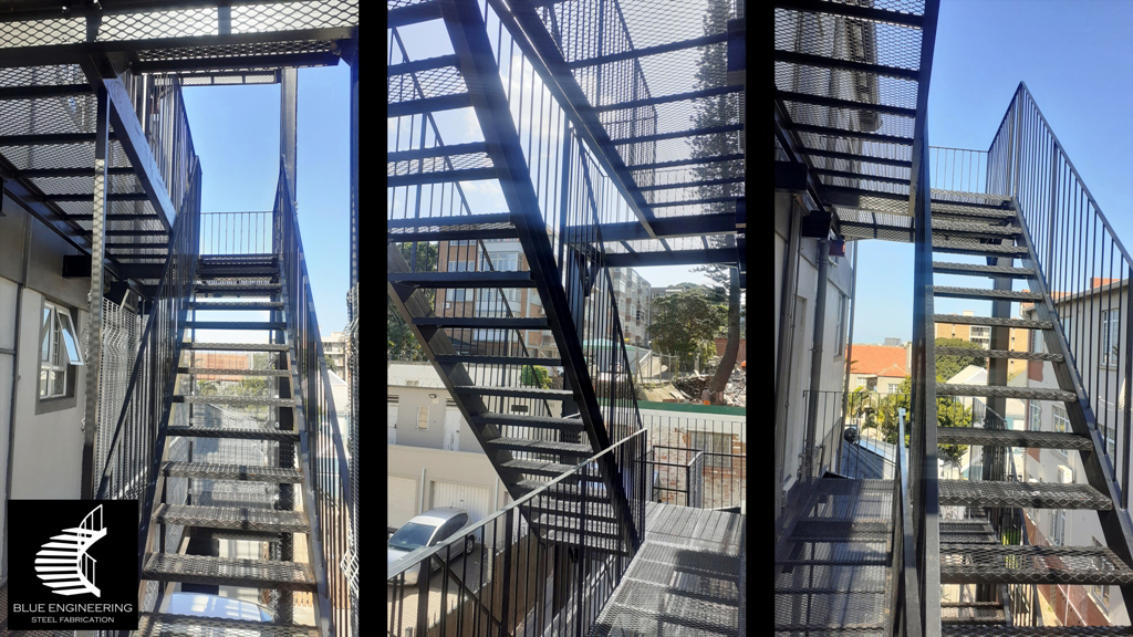 Multi Story Steel Fire Escape Staircase in Durban