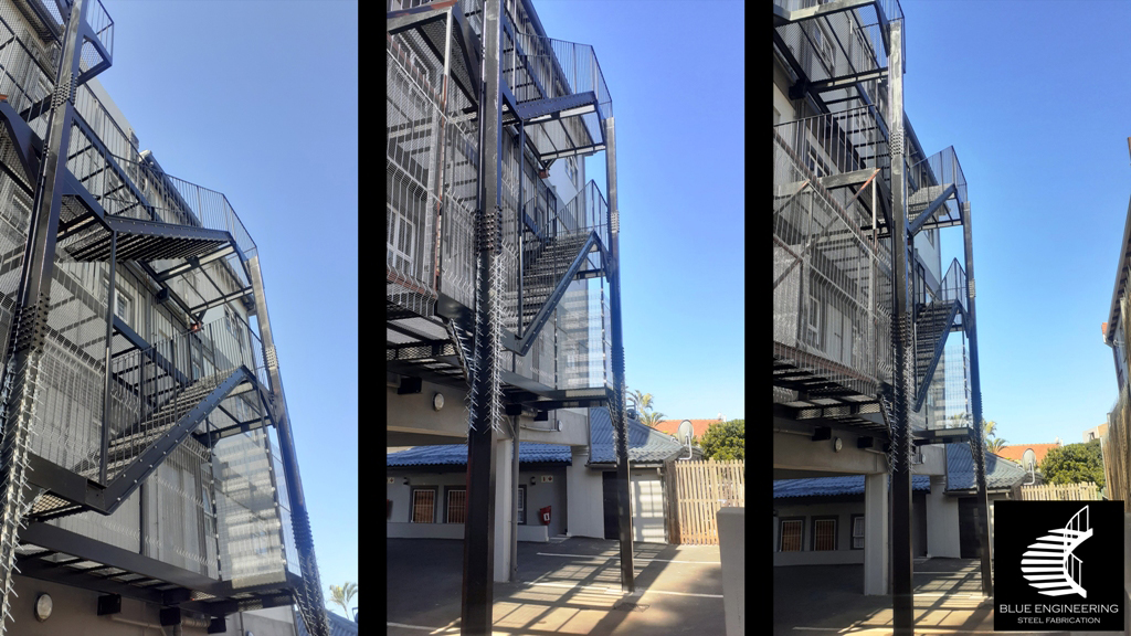 Multi Story Steel Fire Escape Staircase in Durban