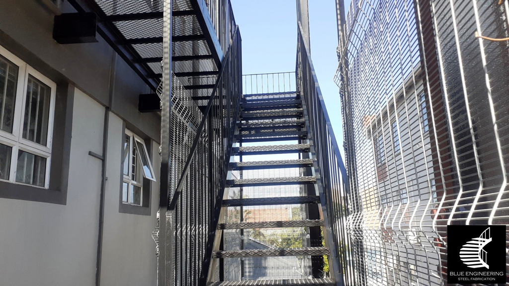 Multi Story Steel Fire Escape Staircase in Durban