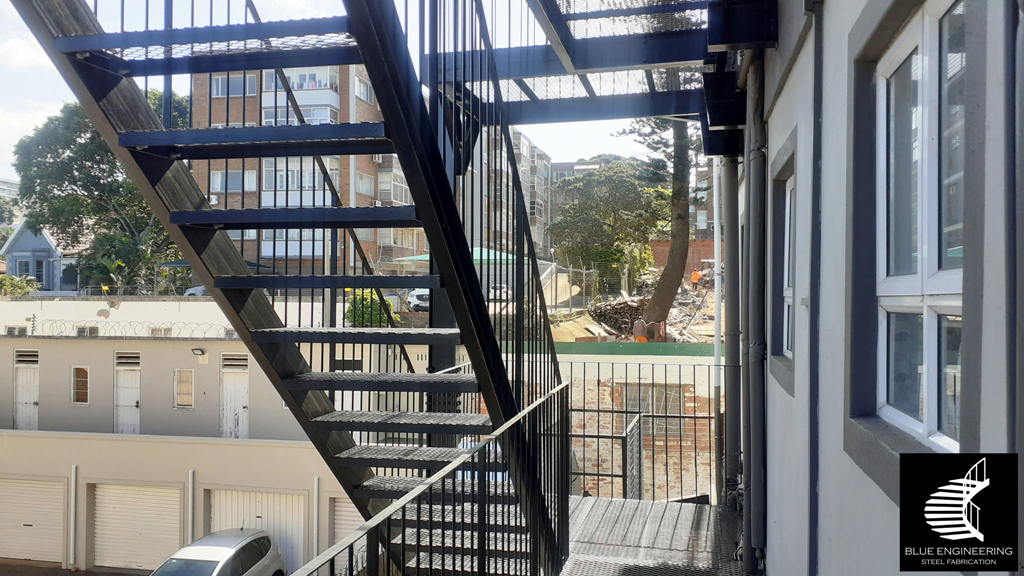 Multi Story Steel Fire Escape Staircase in Durban