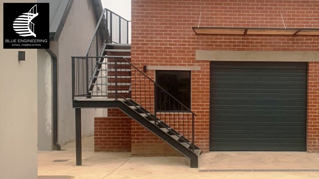 Outdoor Steel Staircase