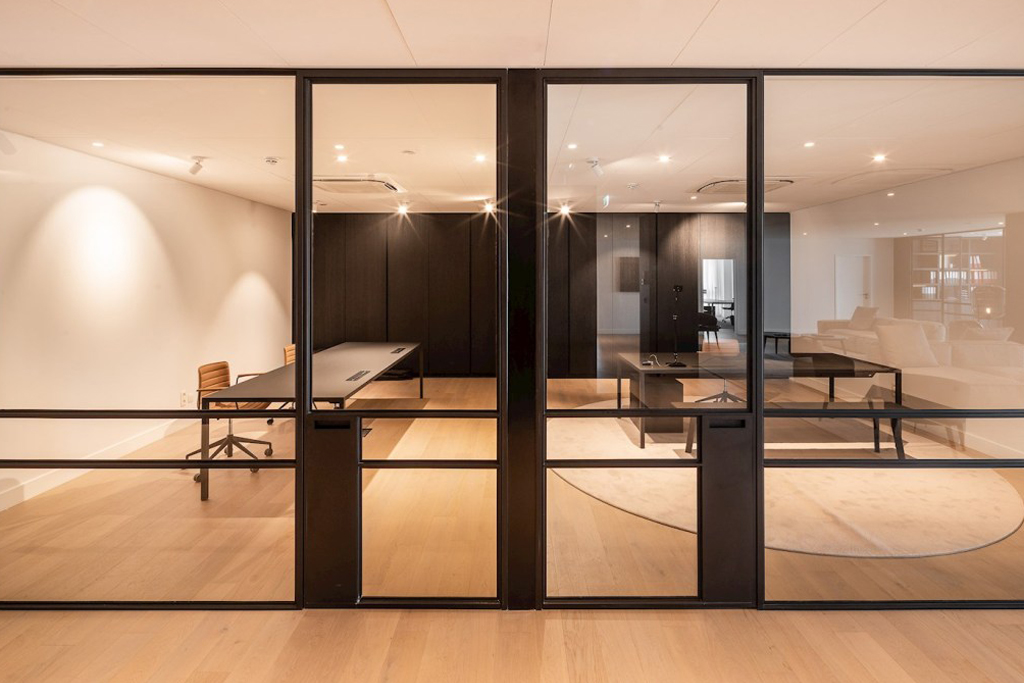 Office Partitions with Double Doors