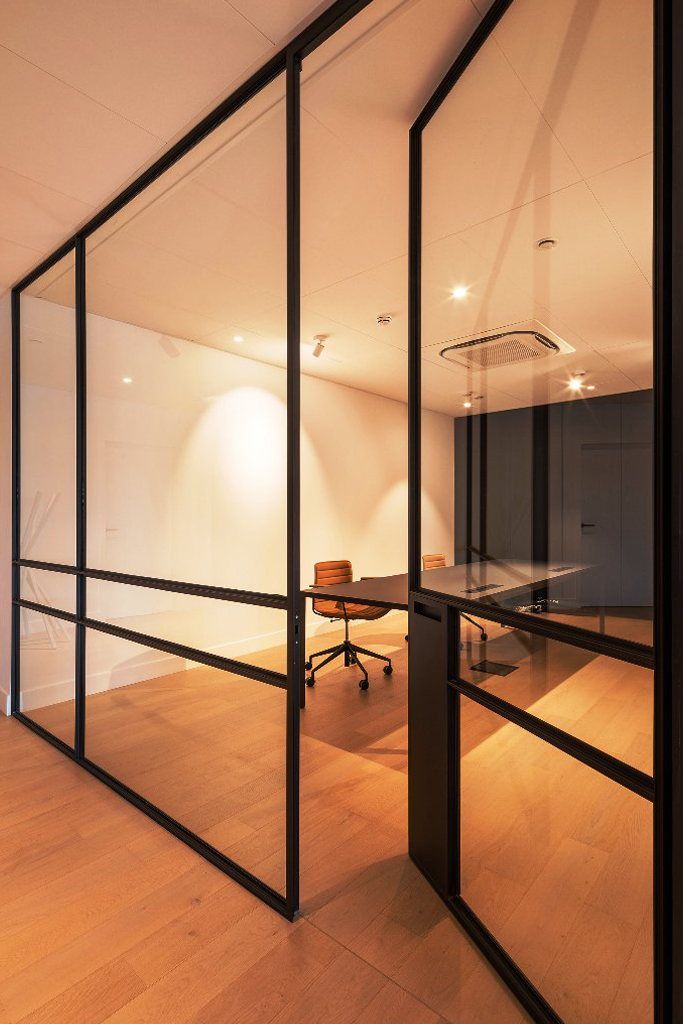 Office Partition with Door