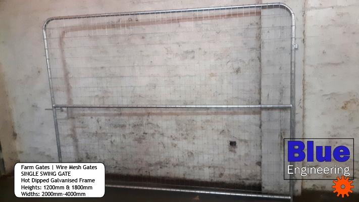 Single Swing Farm Gates, Wire Mesh Gates, Gauteng, Johannesburg, Pretoria, KwaZulu Natal, Durban, South Africa