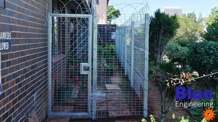 Clear View Mesh Pedestrian Gates